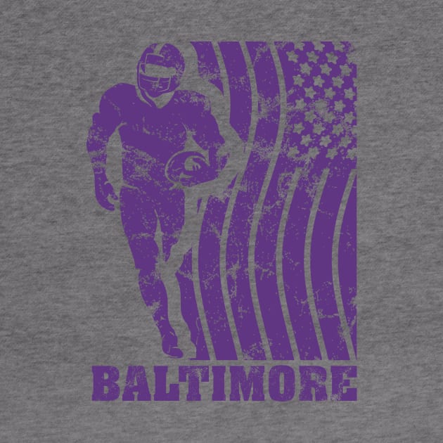 Baltimore Football Fans by Toogoo